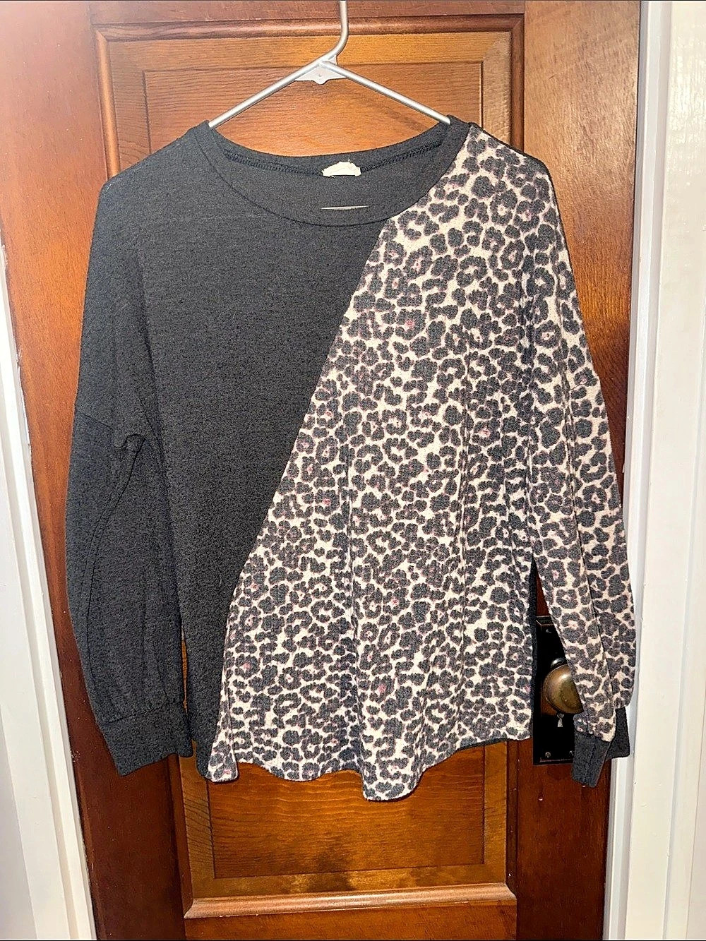 Lovely Melody Animal Print Waffle Knit, Like New